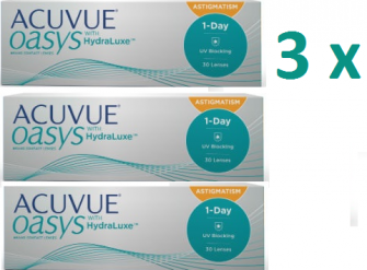 Acuvue oasys 1 day for astigmatism 90p